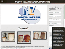 Tablet Screenshot of nuovalazzari.com